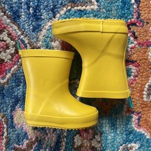 New Ten Little Toddler Rain Boots Yellow 6